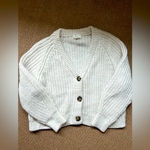 Cropped Knitted Cardigan